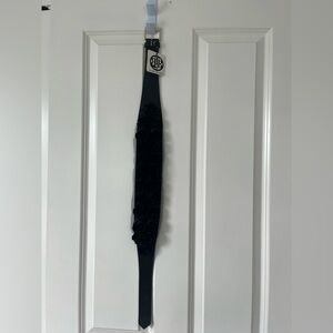 B-Low the Belt Black Belt with black roses